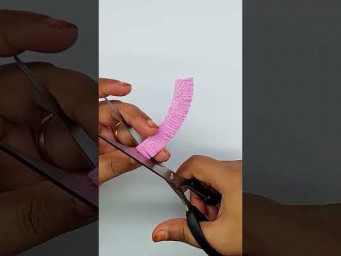 Wonderful Eva Glitter Foam Paper Flower Making at Home #shorts #flowers #handmade