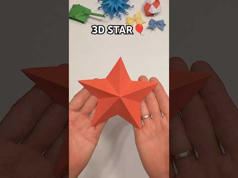 DIY HOW TO MAKE 3D STAR CHRISTMAS DECORATION INSTRUCTIONS | FUN AND EASY ORIGAMI INCL ART DIY HOW TO MAKE 3D STAR CHRISTMAS DECORATION INSTRUCTIONS | FUN AND EASY ORIGAMI INCL ART