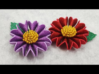 DIY Flowers from foamiran