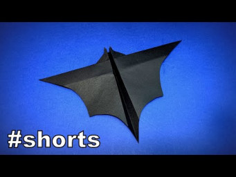 How to Make a Paper Planes Batman | Origami Airplane | Origami Batman | Easy Origami ART #shorts
