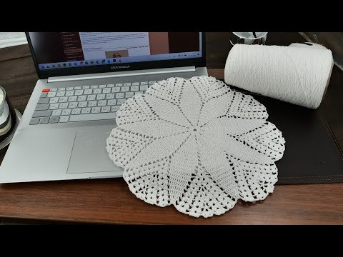 Простая вязаная крючком салфетка (ЧАСТЬ 2) ❄️ Easy Crochet Doily (PART 2) Tutorial For Beginners Простая вязаная крючком салфетка (ЧАСТЬ 2) ❄️ Easy Crochet Doily (PART 2) Tutorial For Beginners