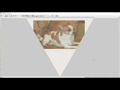Import picture on peyote triangle pattern in PeygteCreator https://bead-n-stitch.com/peyotecreator/
