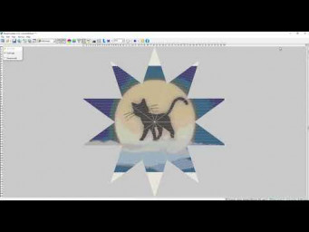 Design of Peyote Star with 10 rays in PeyoteCreator software https://bead-n-stitch.com/peyote-star/