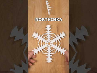 NORTHINKA SNOWFLAKE ❄️ EASY CHRISTMAS DIY PAPERCRAFT | INCLART