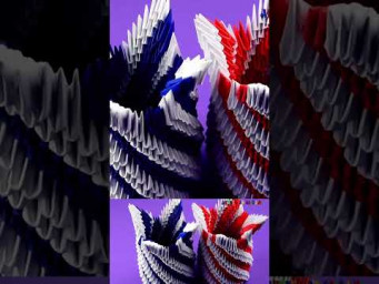DIY Modular Origami Vase Design 