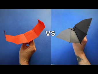 Eagle vs Bat Paper Planes | How to Make a Paper Airplane Tutorial