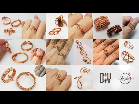 Making simple ring from copper wire and without stones or beads