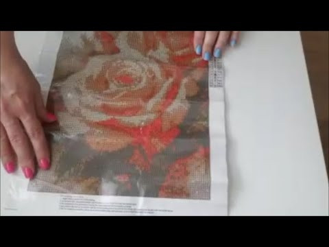 Распаковка новой Алмазной мозаики "Чайные розы"