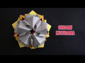 Origami Omelette Kusudama (30 units)