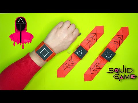 КАК СДЕЛАТЬ ЧАСЫ ИЗ БУМАГИ. ЧАСЫ из ИГРЫ В КАЛЬМАРА из БУМАГИ. КАК СДЕЛАТЬ ЧАСЫ ИЗ БУМАГИ. ЧАСЫ из ИГРЫ В КАЛЬМАРА из БУМАГИ.