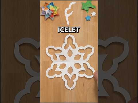 ICELET SNOWFLAKE CUTTING GUIDE | | TOP CHRISTMAS DECOR IDEAS INCLART #coolidea