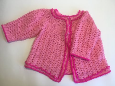 Как связать простую кофточку для новорожденного/How to knit a simple blouse for a newborn crochet Как связать простую кофточку для новорожденного/How to knit a simple blouse for a newborn crochet