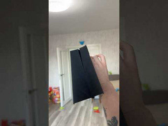 Longest Indoor Paper Airplane Throw &ndash; 205 Feet Test #diy #airplane #origami