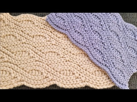 Трендовый узор Крючком Косы - просто и красиво! Трендовый узор Крючком Косы - просто и красиво!