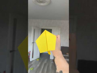 Paper Airplane That Flew 330 Feet &ndash; Step by Step! #airplane #origami #papercraft #diy