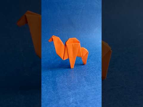 DIY origami camel DIY origami camel