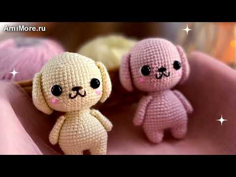 Амигуруми: схема Милый Щенок. Игрушки вязаные крючком - Free crochet patterns. Амигуруми: схема Милый Щенок. Игрушки вязаные крючком - Free crochet patterns.