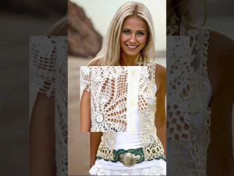 Чудесные идеи #shotrs #crochet #fashion