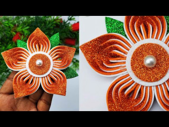 Christmas star ornaments with foam paper | Angel ornaments | Christmas ornaments diy