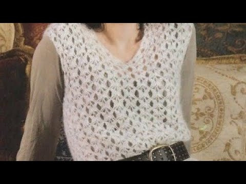 Crochet pattern for vest - Узор крючком для жилета