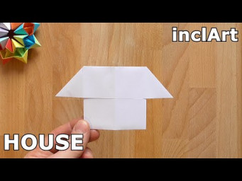 HOW TO MAKE A PAPER HOUSE ORIGAMI INSTRUCTION | PAPER HOUSE #origami