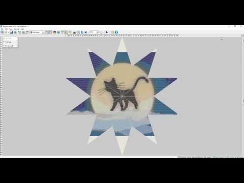 Design of Peyote Star with 10 rays in PeyoteCreator software https://bead-n-stitch.com/peyote-star/