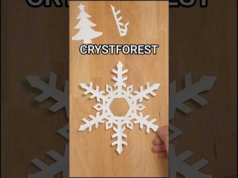 HOW TO MAKE PAPER CRYSTFOREST SNOWFLAKE INSTRUCTION | CHRISTMAS DECORATION IDEAS INCLART #diy