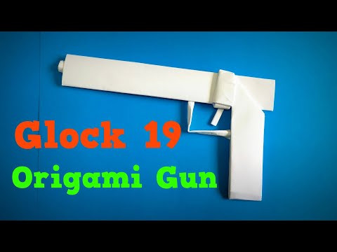 Origami Gun | How to Make a Paper Glock 19 Gun | Easy Origami ART Paper Crafts Origami Gun | How to Make a Paper Glock 19 Gun | Easy Origami ART Paper Crafts