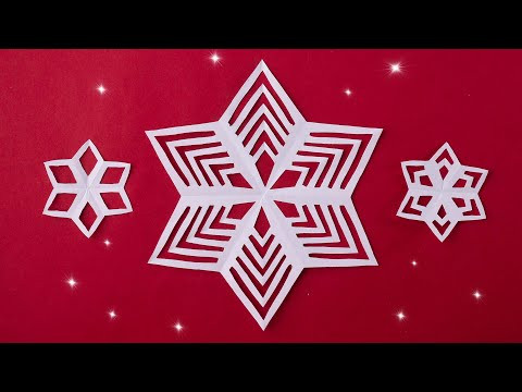 3 идеи сделать бумажные снежинки на Новый год [за 5 минут]