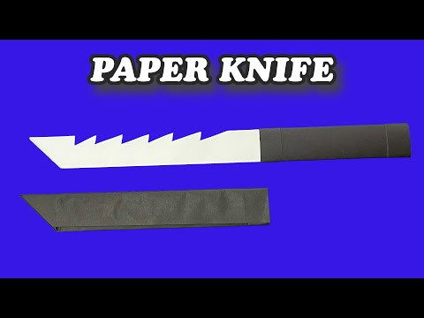 How to Make a Paper Knife with Sheath | Knife Saw Tutorial How to Make a Paper Knife with Sheath | Knife Saw Tutorial