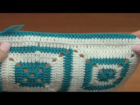 Популярные КВАДРАТНЫЕ МОТИВЫ/Пэчворк крючком/Шапка, шарф, юбка/Урок 27 часть 2 из 3 Популярные КВАДРАТНЫЕ МОТИВЫ/Пэчворк крючком/Шапка, шарф, юбка/Урок 27 часть 2 из 3