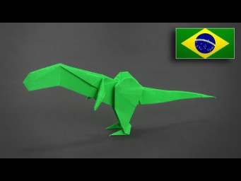 Origami: T-Rex V2 - Instru&ccedil;&otilde;es em Portugu&ecirc;s BR