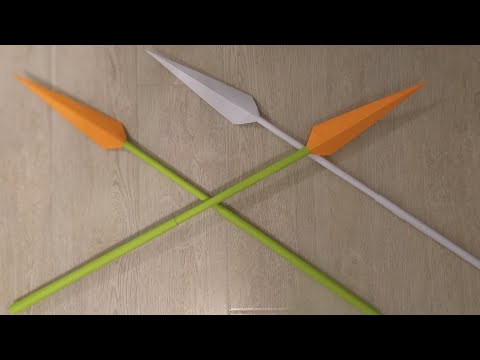 ОРИГАМИ / DIY / Как сделать КОПЬЕ из бумаги А4 своими руками / ОРИГАМИ / DIY / Как сделать КОПЬЕ из бумаги А4 своими руками /