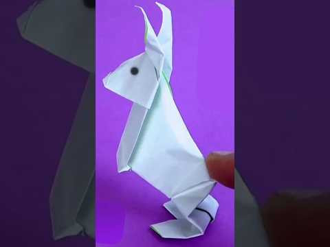 Origami Jumping Bunny #shorts
