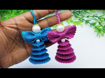 Christmas Tree Topper Angel - Christmas Decoration Ideas Wall Hanging - Dollar Tree DIY
