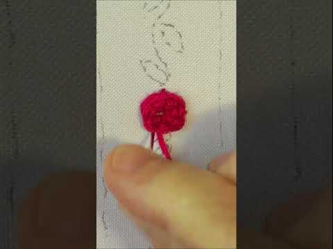 Floral border design of Rose Embroidery for beginners Flower stitches Floral border design of Rose Embroidery for beginners Flower stitches