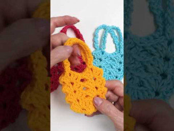 Сумочка крючком. #easycrochet #crochetbag #crochettutorial #каксвязать