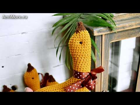 Амигуруми: схема Гусь. Игрушки вязаные крючком - Free crochet patterns.