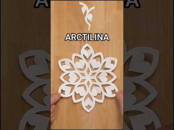EASY TUTORIAL: HOW TO MAKE A ARCTILINA SNOWFLAKE INCLART #diy