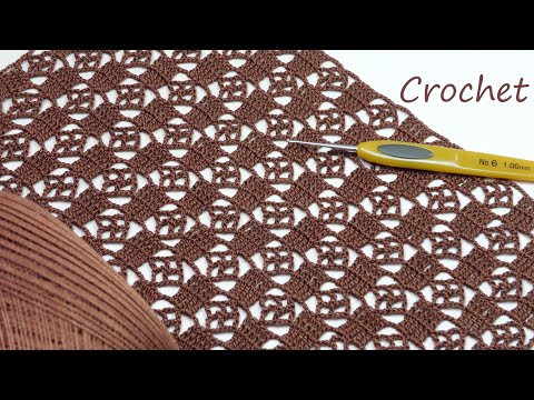 Всего 2 ряда!!! Ажурный УЗОР простое ВЯЗАНИЕ КРЮЧКОМ для начинающих SUPER EASY Pattern Crochet Всего 2 ряда!!! Ажурный УЗОР простое ВЯЗАНИЕ КРЮЧКОМ для начинающих SUPER EASY Pattern Crochet