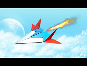 ✈ A new generation fighter plane | How to make a spaceship out of paper is simple ✈