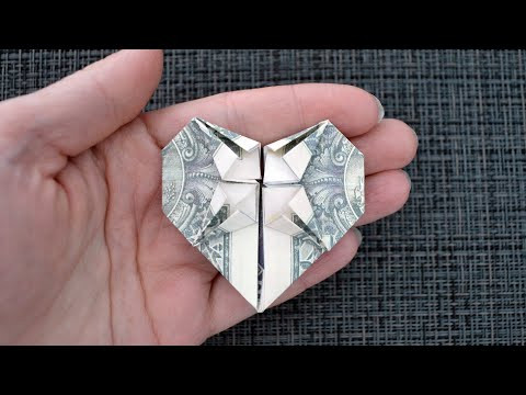 Great MONEY HEART | Dollar Origami for Valentine's Day | Tutorial DIY by NProkuda Great MONEY HEART | Dollar Origami for Valentine's Day | Tutorial DIY by NProkuda