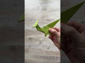 Origami Dinosaur | Dinosaur Parasaurolophus | Origami Animals #origami #papercraft #animals