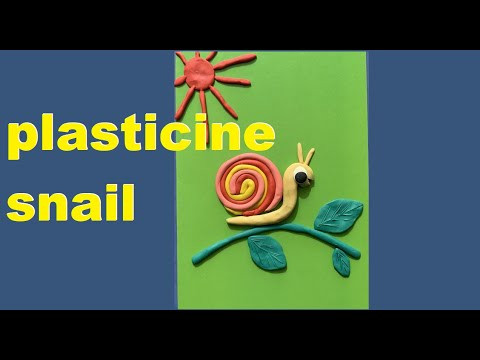 Равлик з пластиліну | Plasticine snail