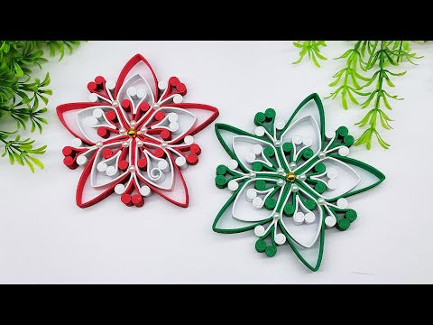 Wonderful Christmas Snowflakes Design - homemade christmas snowflake decorations - DIY Doller Tree