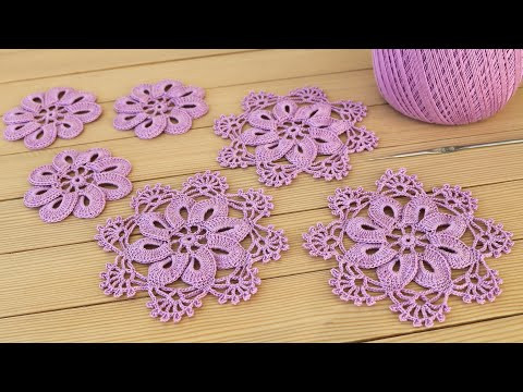 Простой ЦВЕТОК в цветочном мотиве ВЯЗАНИЕ КРЮЧКОМ мастер-класс Crochet Easy Flower Motif Простой ЦВЕТОК в цветочном мотиве ВЯЗАНИЕ КРЮЧКОМ мастер-класс Crochet Easy Flower Motif