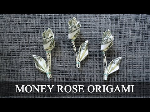 My MONEY ROSE | Beautiful Dollar Origami | Tutorial DIY by NProkuda