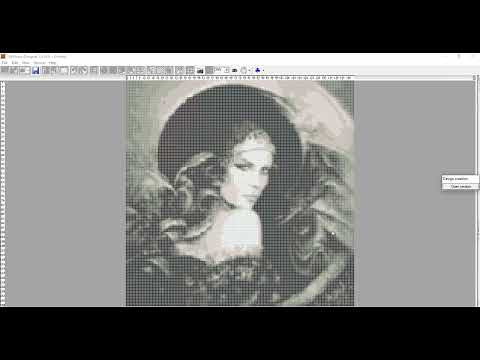 Make tile mosaic pattern by photo. TileMosaicDesigner software https://bead-n-stitch.com/tilemosaic/