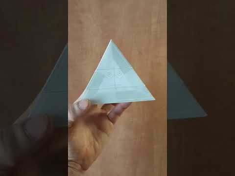 Как сделать Пирамиду ТЕТРАЭДР, Pyramid TETRAHEDRON #Shorts Как сделать Пирамиду ТЕТРАЭДР, Pyramid TETRAHEDRON #Shorts