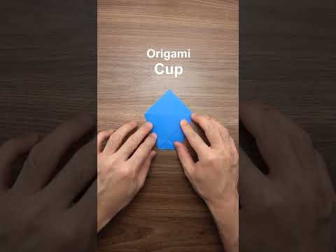 Traditional Origami Cup #shorts